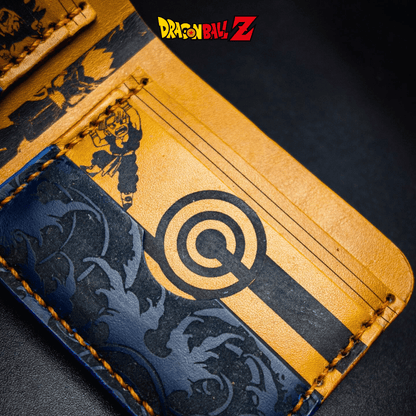 Exclusivo: Carteira Dragon Ball 100% Couro Legítimo e Confecção Artesenal Alta Qualidade + *BRINDES 1x Chaveiro* - EDIÇÃO LIMITADA