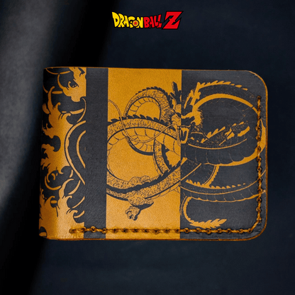 Exclusivo: Carteira Dragon Ball 100% Couro Legítimo e Confecção Artesenal Alta Qualidade + *BRINDES 1x Chaveiro* - EDIÇÃO LIMITADA