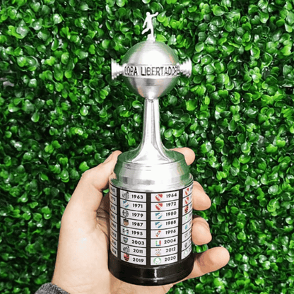 Exclusivo: Miniatura 19cm Taça Libertadores Campeões Até 2024 - EDIÇÃO LIMITADA