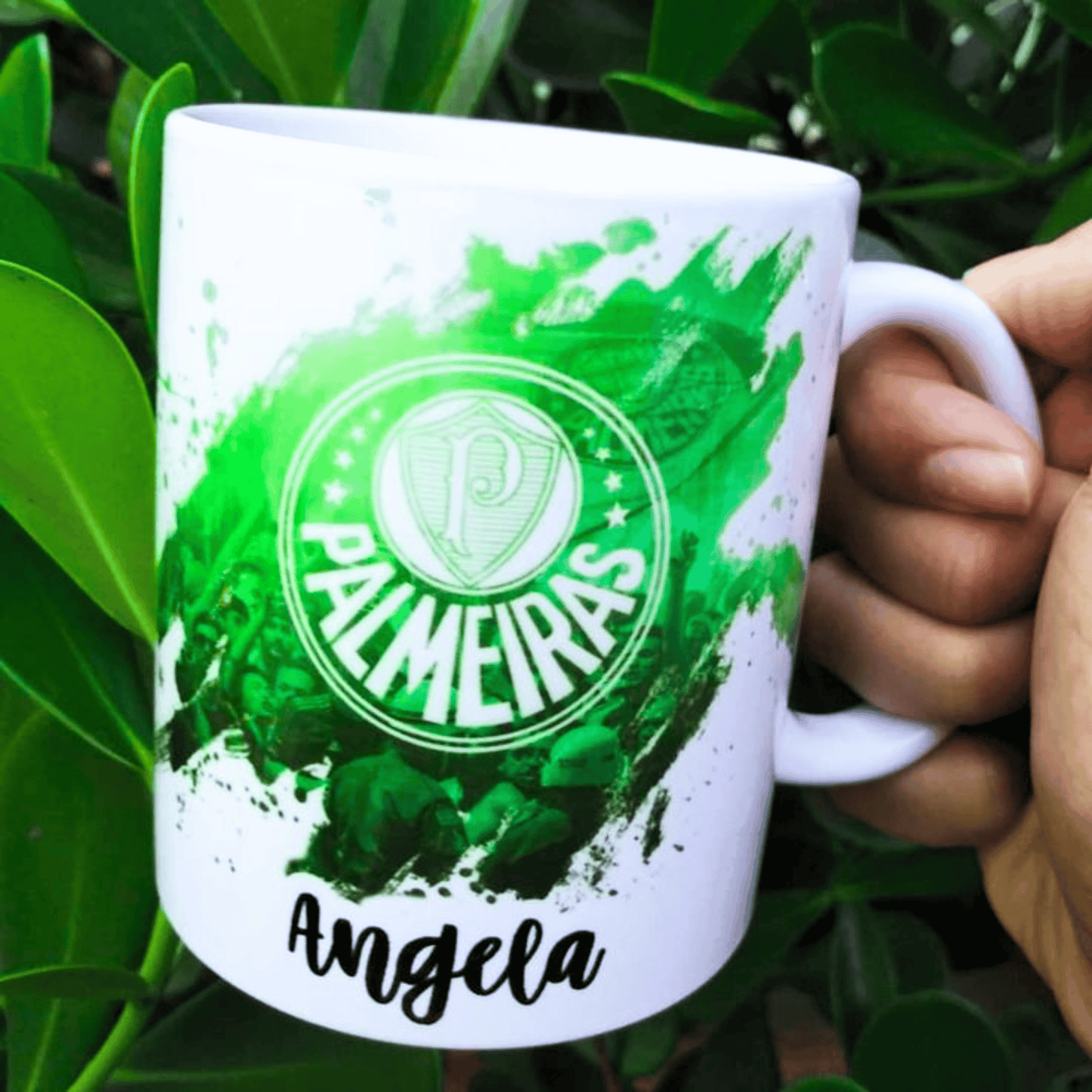 Exclusivo: Caneca Verdão 325ml Personalizada com Nome  - EDIÇÃO LIMITADA