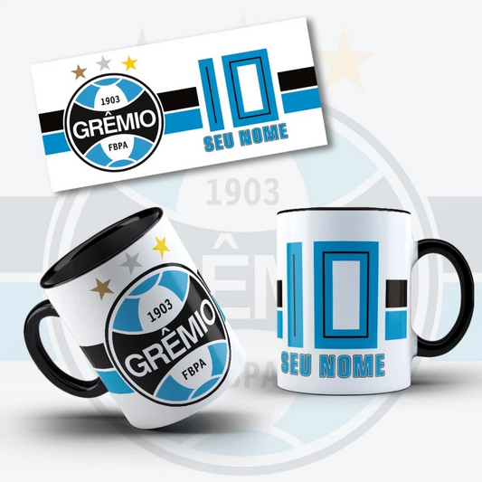 Exclusivo: Caneca Imortal Tricolor 325ml Personalizada com Nome  - EDIÇÃO LIMITADA