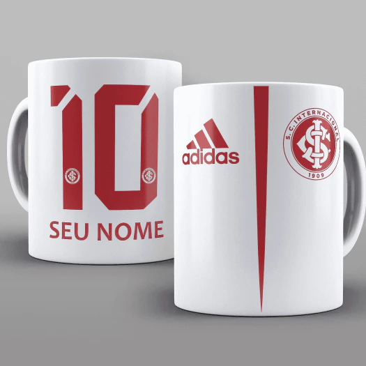 Exclusivo: Caneca Inter Colorado Personalizada com Nome - EDIÇÃO LIMITADA